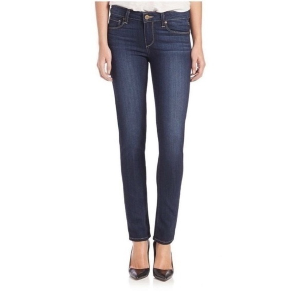 PAIGE Skyline Skinny Dark Wash Denim Jeans​​